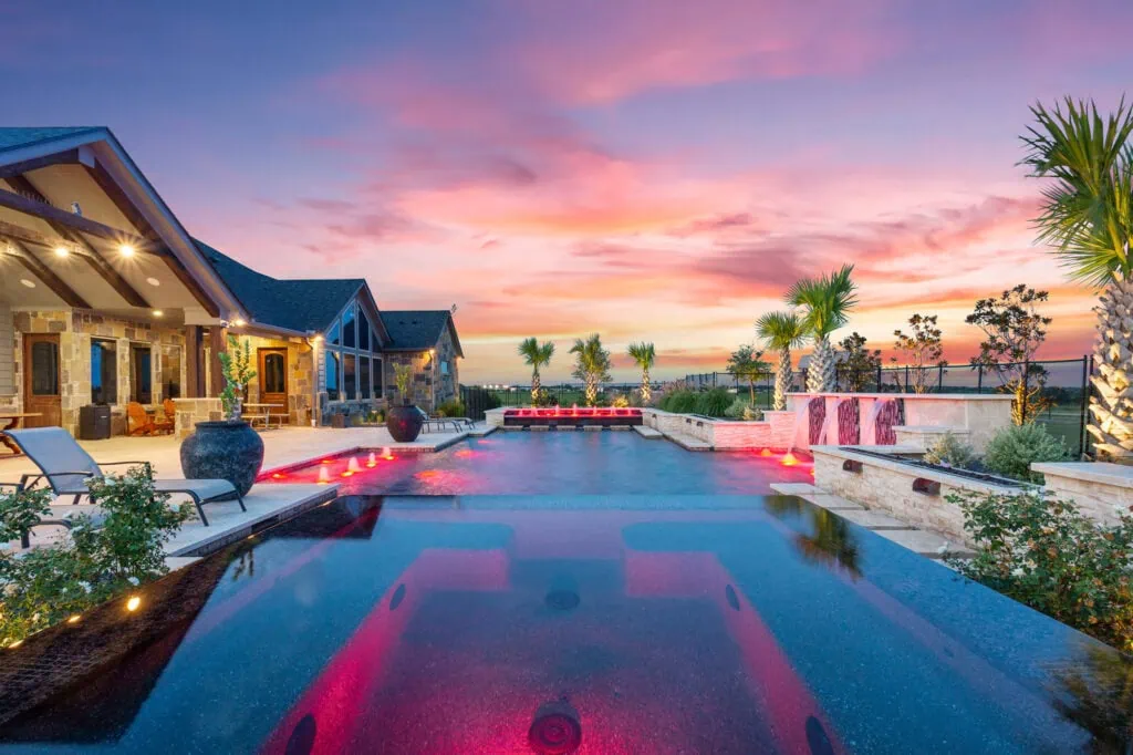 Custom Built Pool in Golinda TX
